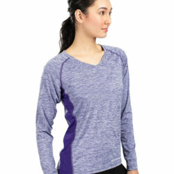 Women's Electrify CoolCore® Long Sleeve V-Neck T-Shirt Thumbnail
