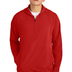 Repeat 1/2 Zip Long Sleeve Hooded Jacket Thumbnail