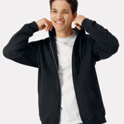 Unisex Softstyle® Full-Zip Hooded Sweatshirt Thumbnail