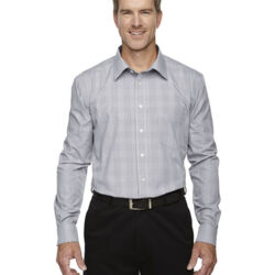 Men's Crown Collection® Glen Plaid Woven Dress Shirt Thumbnail
