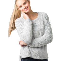 Women's Fuzzy Crewneck Fleece Thumbnail