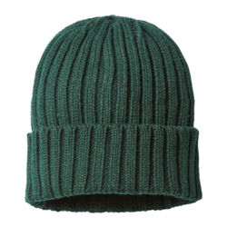 Sustainable Cable Knit Cuffed Beanie Thumbnail