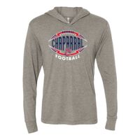 Unisex Triblend Hooded Long Sleeve Pullover T-Shirt Thumbnail