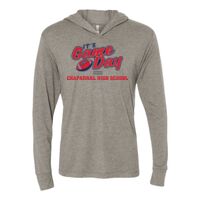 Unisex Triblend Hooded Long Sleeve Pullover T-Shirt Thumbnail