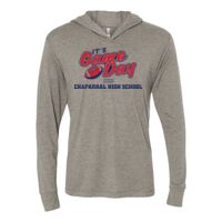 Unisex Triblend Hooded Long Sleeve Pullover T-Shirt Thumbnail