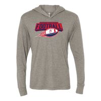 Unisex Triblend Hooded Long Sleeve Pullover T-Shirt Thumbnail