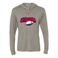 Unisex Triblend Hooded Long Sleeve Pullover T-Shirt Thumbnail