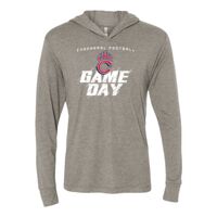 Unisex Triblend Hooded Long Sleeve Pullover T-Shirt Thumbnail