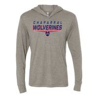 Unisex Triblend Hooded Long Sleeve Pullover T-Shirt Thumbnail